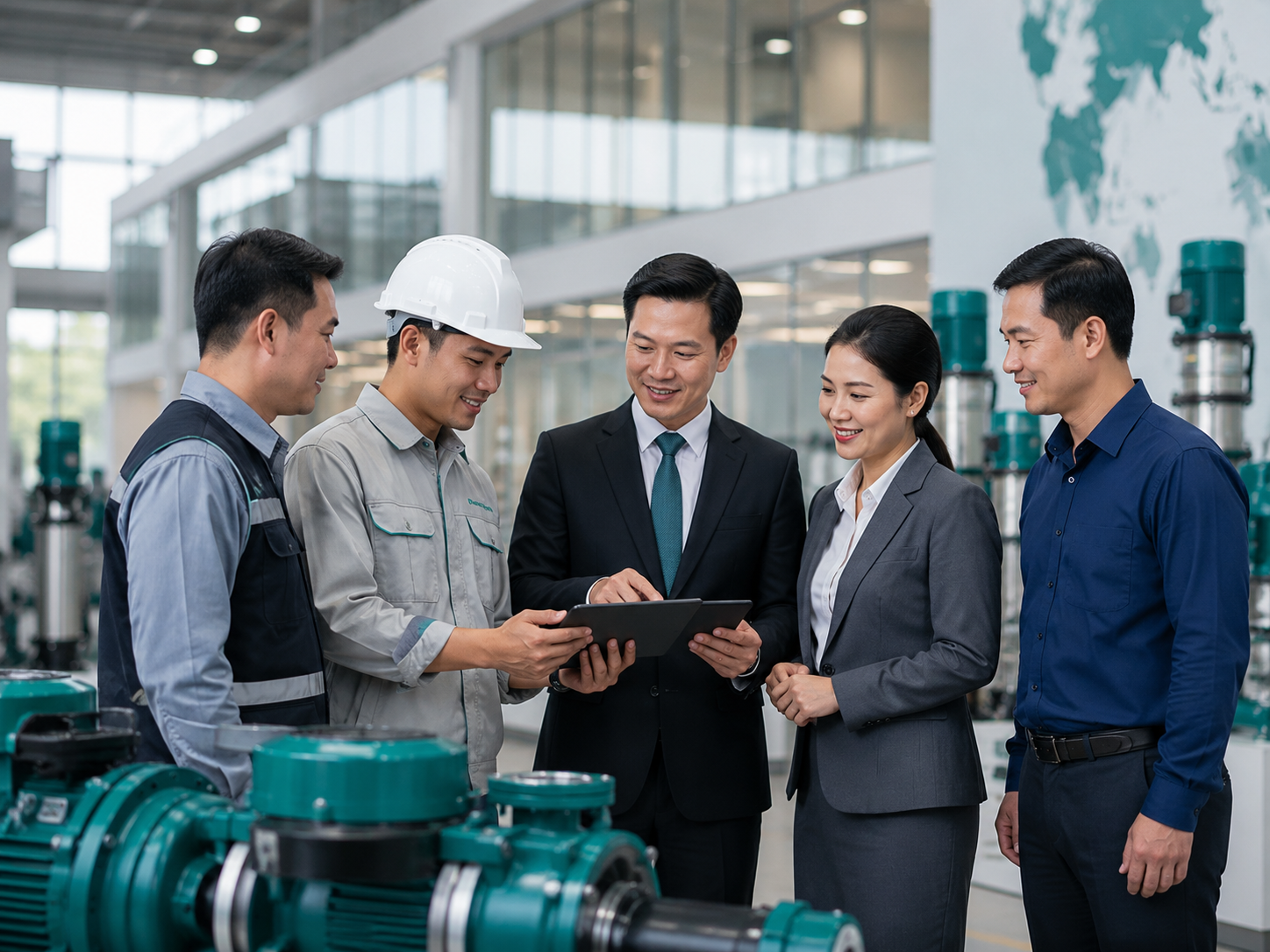 Long Diệp hợp tác cùng khách hàng, nhà thầu, nhà máy và đại lý