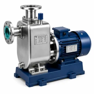 MÁY BƠM CHÂN KHÔNG TỰ MỒI NƯỚC THẢI CÔNG NGHIỆP BUỒNG INOX 40ZW10-15-1.5
