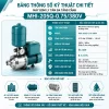 MÁY BƠM LY TÂM TRỤC NGANG ĐA TẦNG CÁNH INOX MHI-205Q-0.75380V