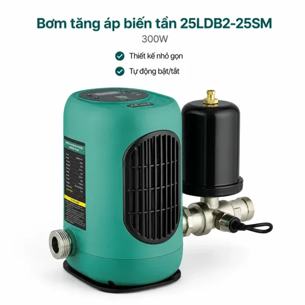Bơm tăng áp biến tần PRODN 25LDB2-25SM (300W)