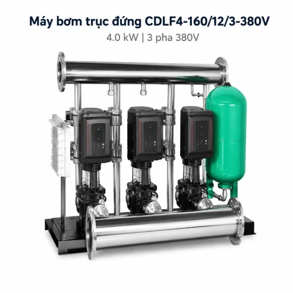 MÁY BƠM TRỤC ĐỨNG CDLF4-160/12/3-380V