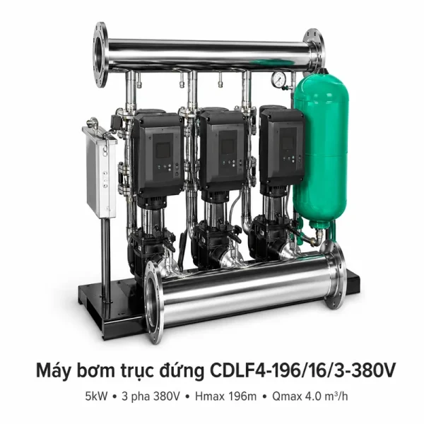 MÁY BƠM TRỤC ĐỨNG CDLF4-196/16/3-380V
