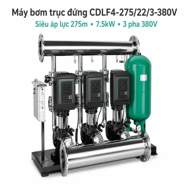 MÁY BƠM TRỤC ĐỨNG CDLF4-275/22/3-380V