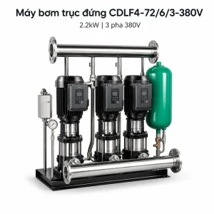 MÁY BƠM TRỤC ĐỨNG CDLF4-72/6/3-380V