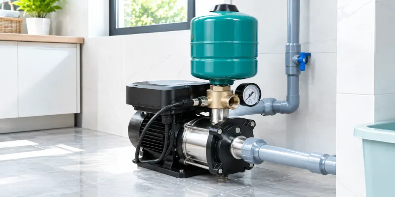 Máy bơm đa tầng cánh MBY QD10-30/3-1.5 với thân gang chắc chắn, hỗ trợ đẩy nước lên cao 