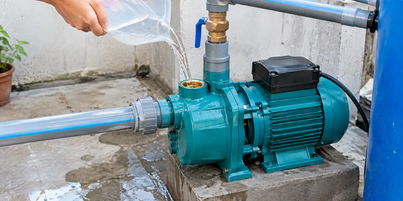 Cách xử lý máy bơm không đẩy được nước lên cao.