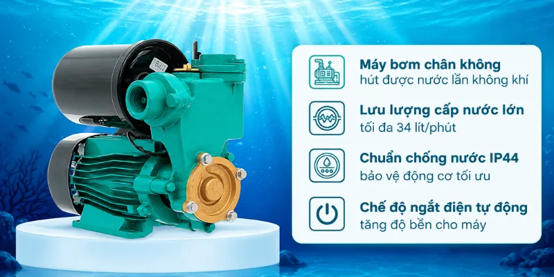 Lựa chọn máy bơm nước gia đình theo nhu cầu sử dụng