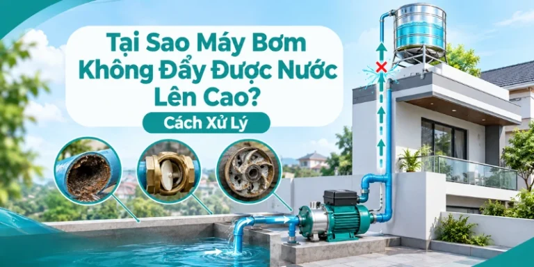 Tại Sao Máy Bơm Không Đẩy Được Nước Lên Cao? Cách Xử Lý