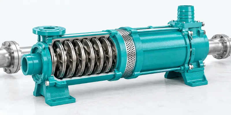 Q3-112/7-3.0 MBY với cấu tạo 7 tầng cánh, thân gang bền chắc