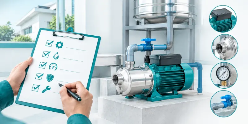 Tiêu chí kiểm tra trước khi mua máy bơm nước gia đình